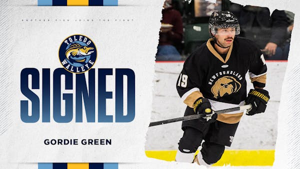 High-scoring forward Gordie Green joins Walleye