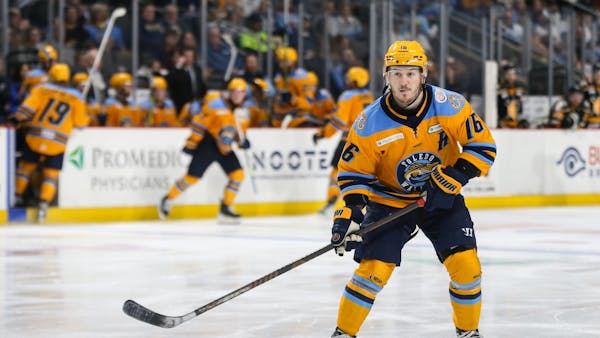 Hawkins strikes again in 2-1 Walleye overtime win