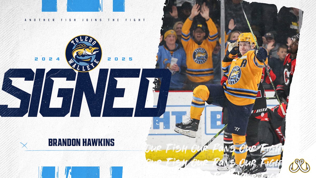 Walleye ink forward Brandon Hawkins for fourth consecutive season
