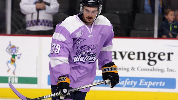 Walleye hammer Wings on 'Hockey Fights Cancer Night'