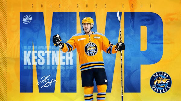 Kestner named ECHL MVP, first Walleye player to win award