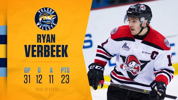 Walleye sign nephew of former Storm forward Tim Verbeek