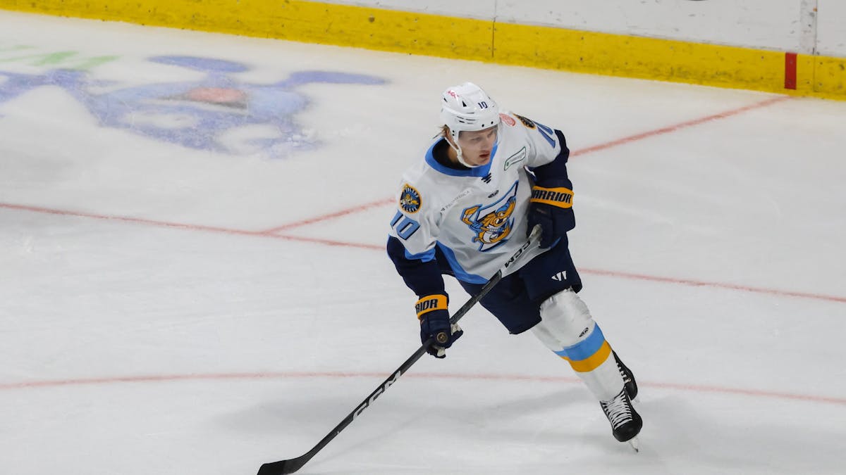 Sawchuk tallies hat trick as Walleye lose late to Stingrays