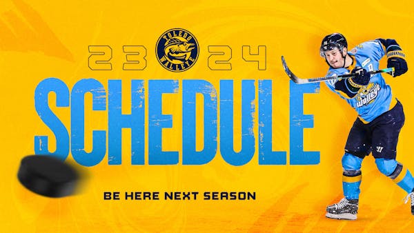 Walleye announce 2023-24 schedule; Opening Weekend is November 3 & 4