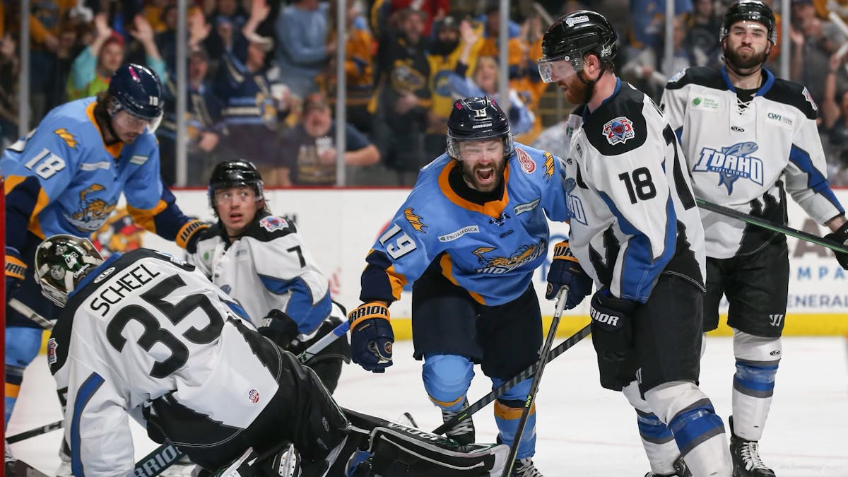Walleye fall short of third period comeback in game four