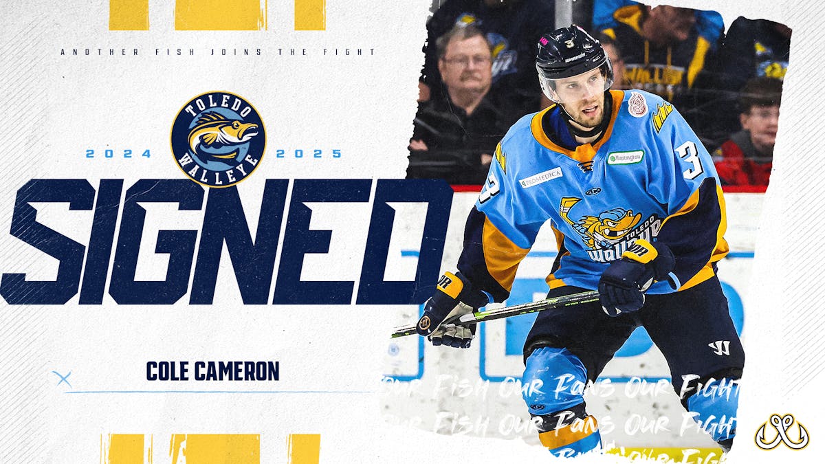 Walleye sign another returnee in defenseman Cole Cameron