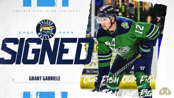 Defenseman Grant Gabriele signs with Toledo