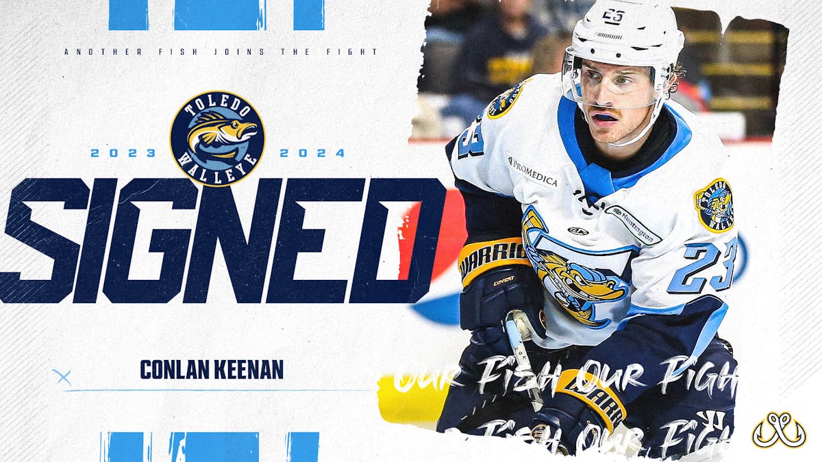 Forward Conlan Keenan returns to the Walleye for third straight season