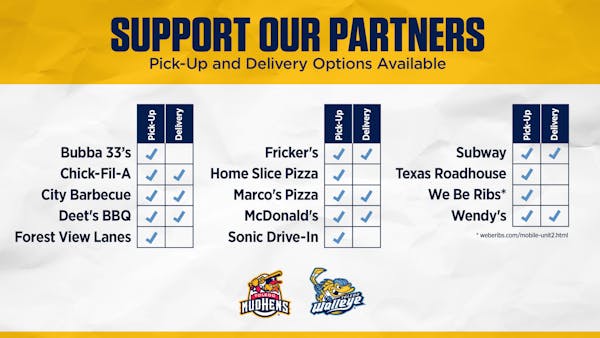 Great food, great friends: Support our partners during this time