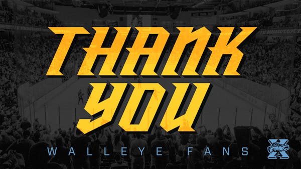 Join us for the Toledo Walleye End of Season 'Thank You' Event