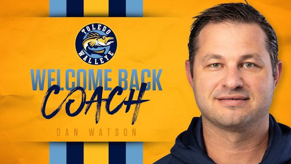 Watson returns as Toledo Walleye head coach