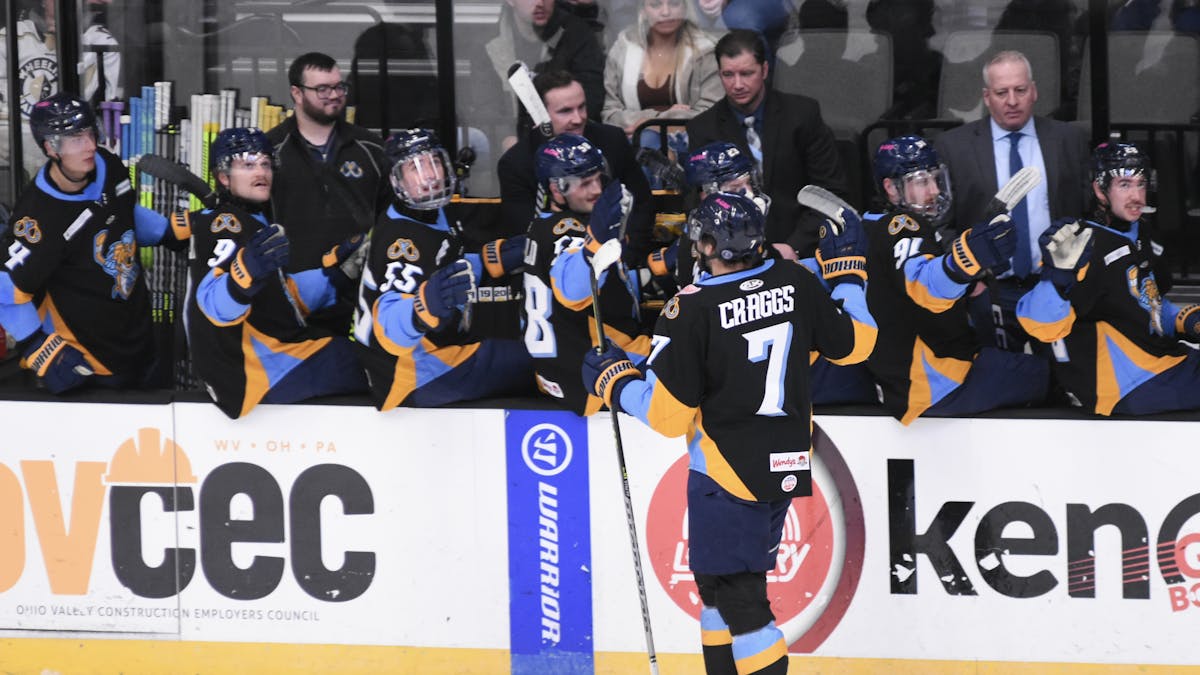 Bliss, Craggs score in Wednesday night loss to Wheeling